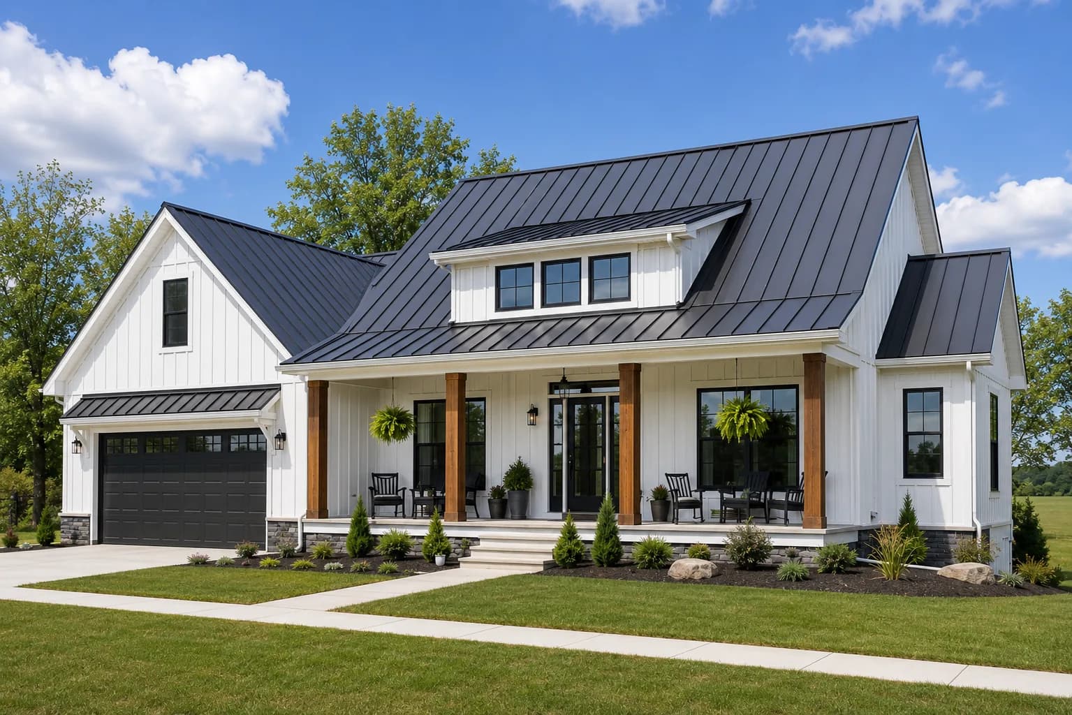 Forest Lake MN standing seam metal roof remodel