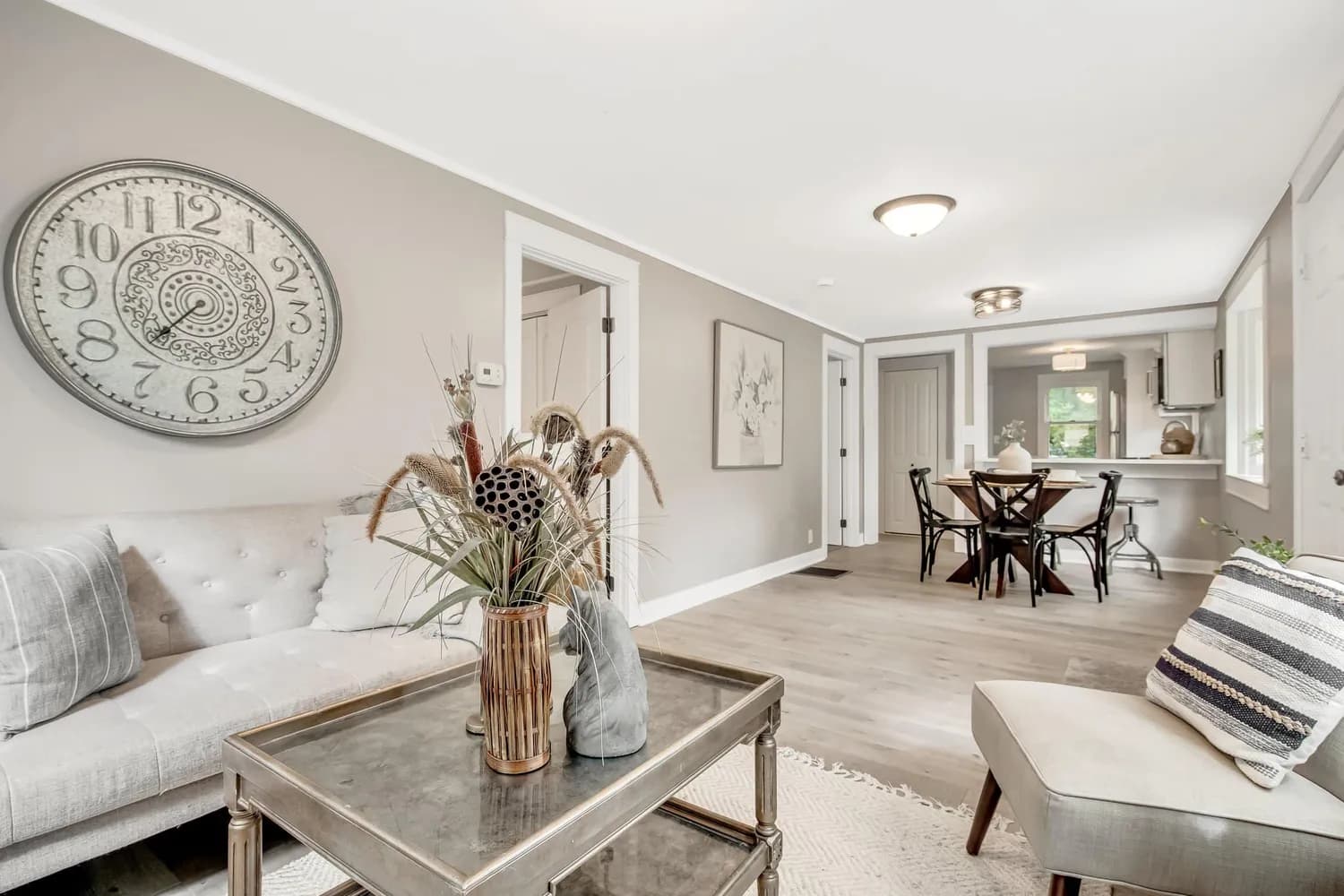 Living room renovated by Curb Appeal Remodeling in Forest Lake, MN
